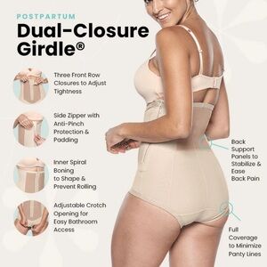 Bellefit postpartum dual closure girdle